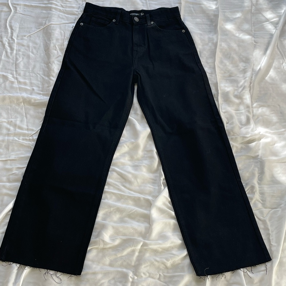 Nasty gal PETITE wide leg jeans